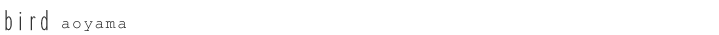 bird aoyama ARTと服